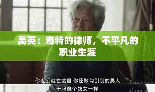禹英：奇特的律师，不平凡的职业生涯