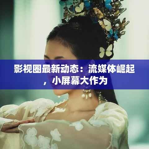 影视圈最新动态:流媒体崛起,小屏幕大作为