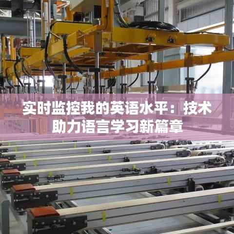 实时监控我的英语水平:技术助力语言学习新篇章