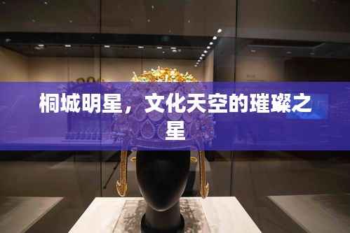 桐城明星，文化天空的璀璨之星