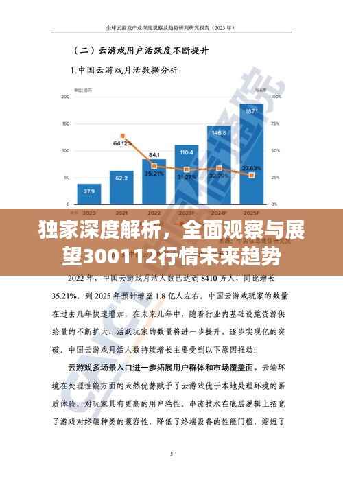 独家深度解析，全面观察与展望300112行情未来趋势